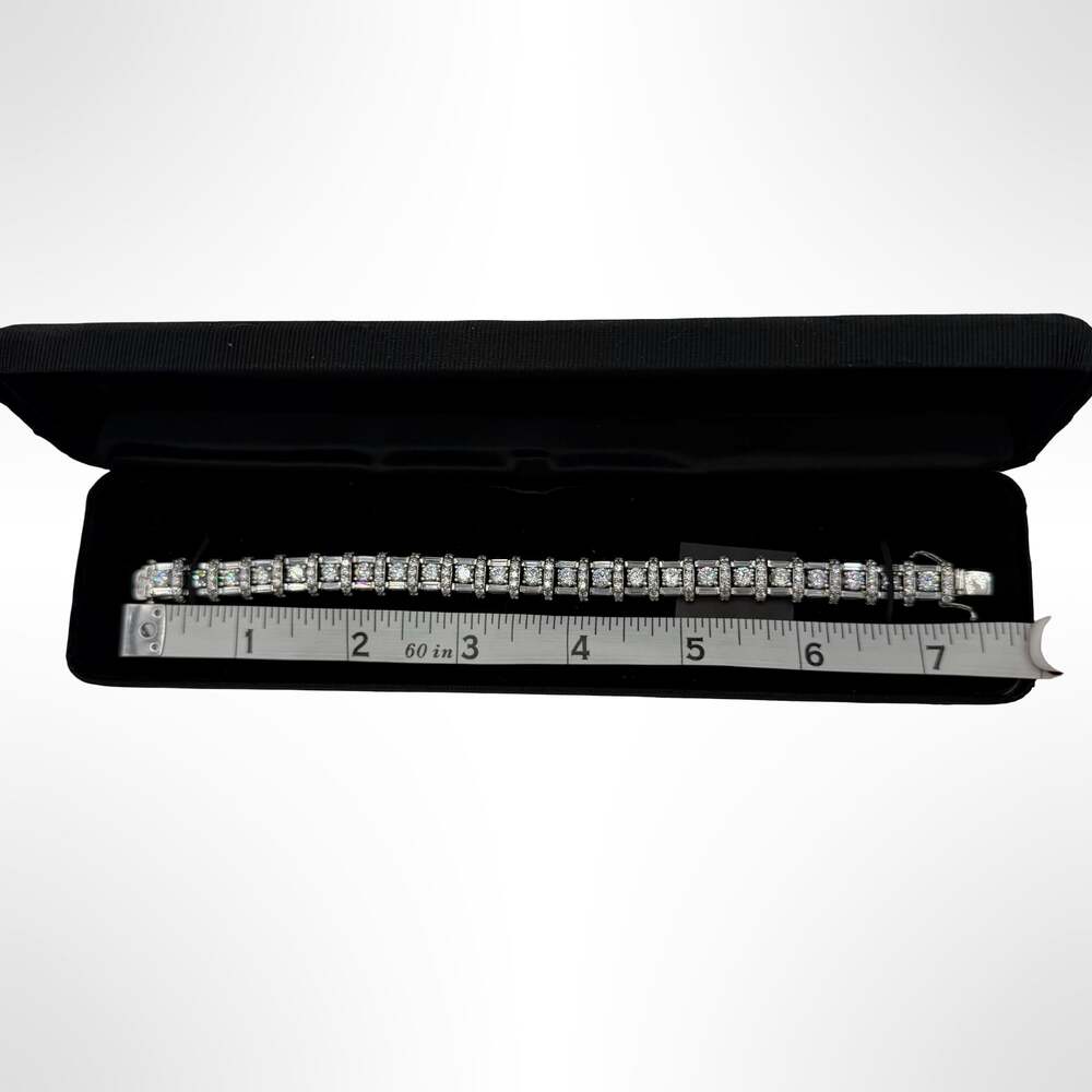 Victoria Wieck Beverly Hills Baguette Cubic Zirconia Tennis Bracelet Vintage